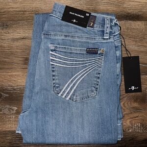 NWT 7 For All Mankind Tailorless Dojo Jeans 7FAMK